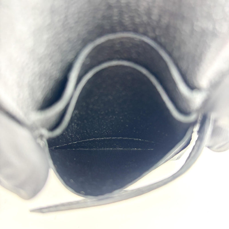 Hermes Bearn Epsom Black Leather Accessory