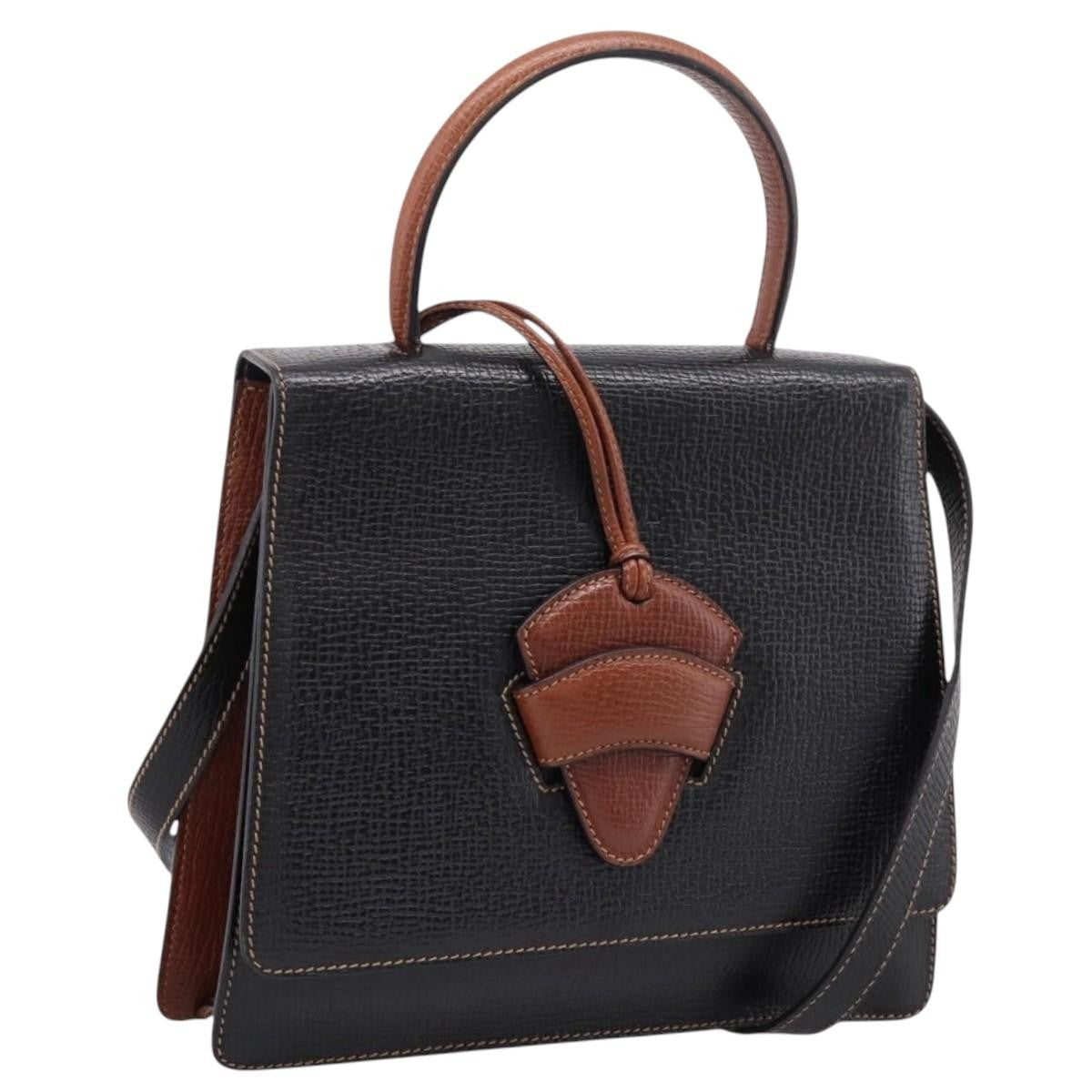Loewe Barcelona Leather Black Bag