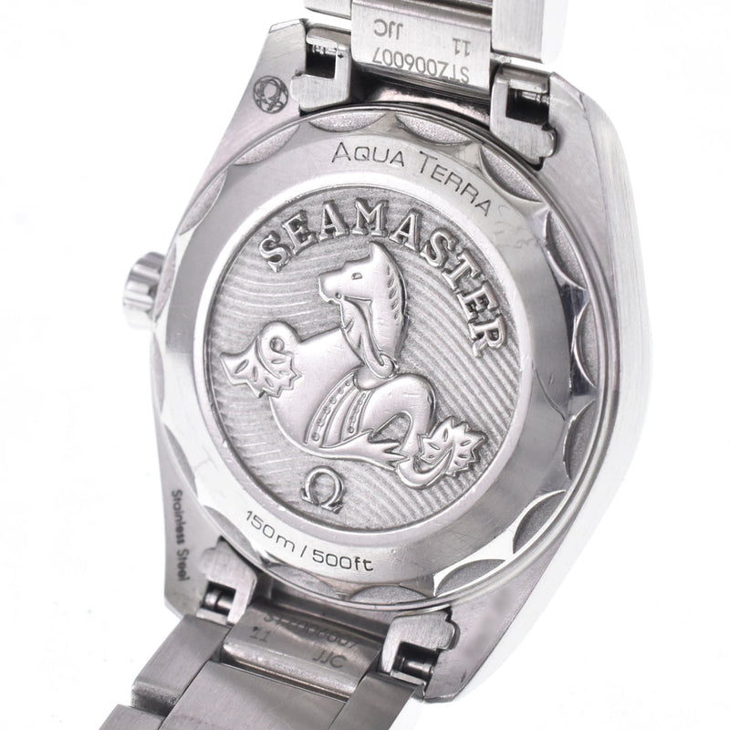 Omega Seamaster Aqua Terra 150m Quartz Stainless Steel With Diamond Markers And Mother Of Pearl Watches