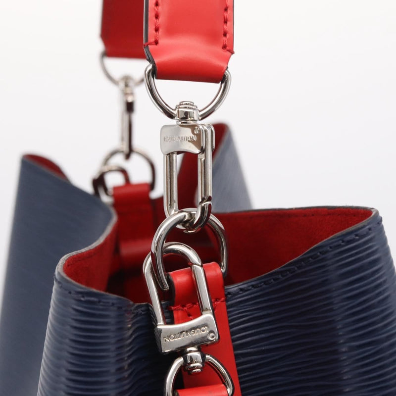 Louis Vuitton Neonoe Limited Edition Colored Damier Navy Leather Bag