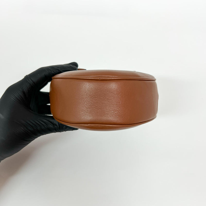 Celine Heart Leather Brown Calfskin Bag