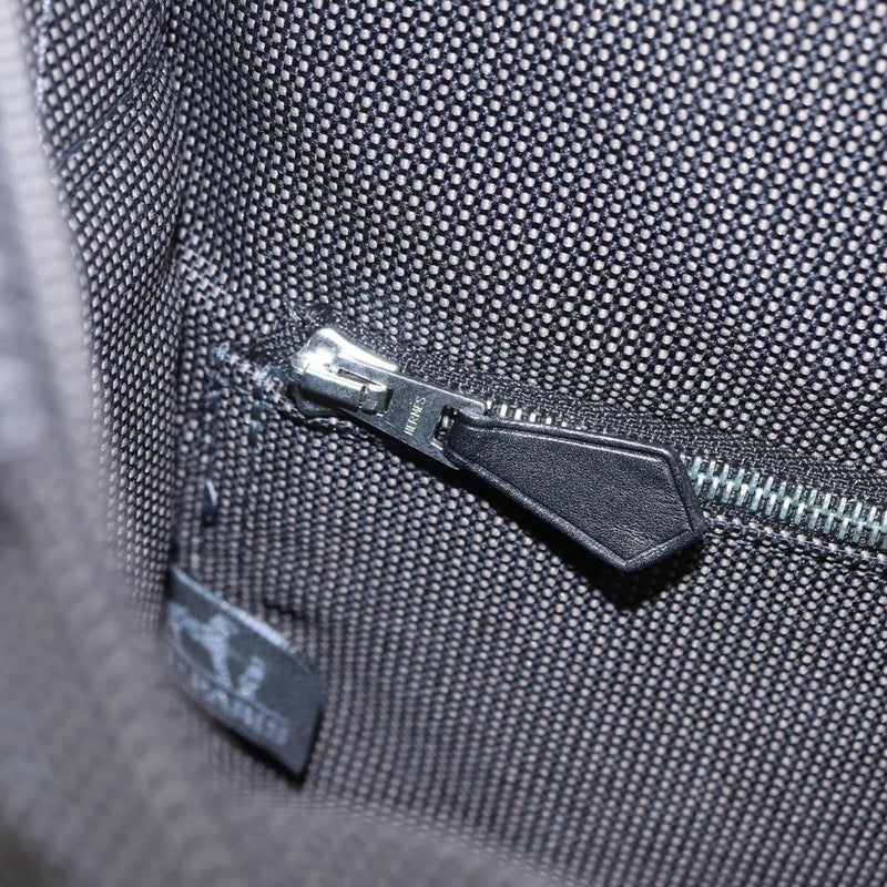 Hermes Fourre Tout Besace Messenger Toile Gray Canvas