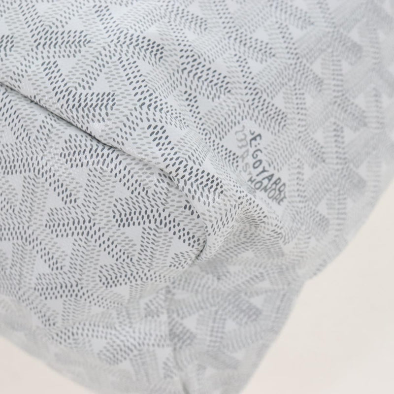 Goyard Boheme Hobo Iridescent Coated Canvas White