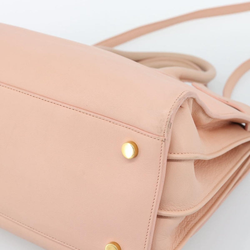 Saint Laurent Sac De Jour Leather Pink Bag
