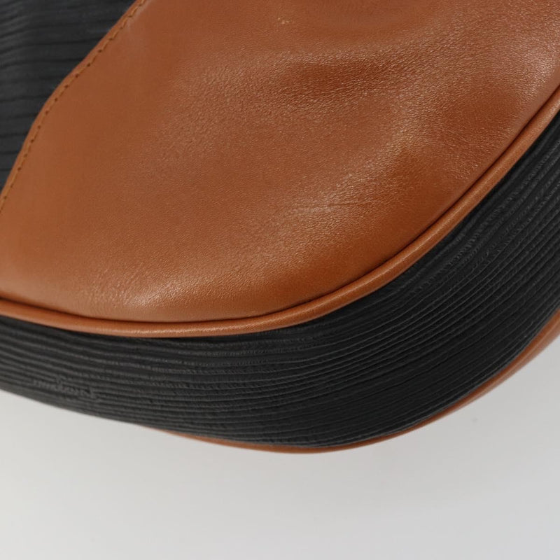 Salvatore Ferragamo Shoulder Leather Black Bag