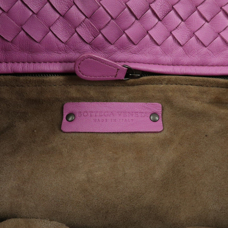 Bottega Veneta Garda Intrecciato Nappa Purple Leather Bag