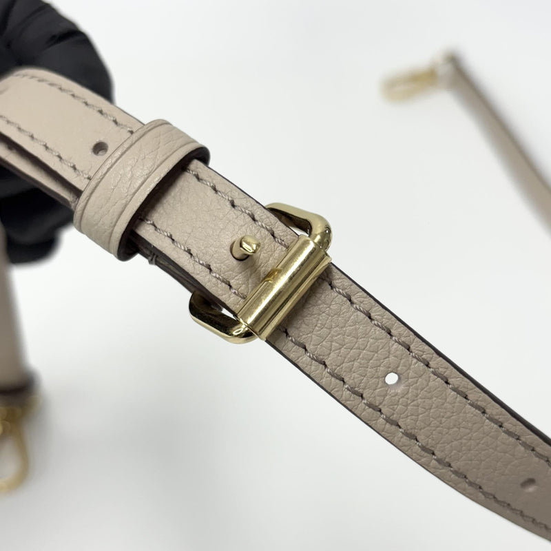 Louis Vuitton Lockme Ever Leather Beige Bag