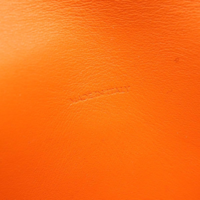 Celine Triangle Leather Orange Bag