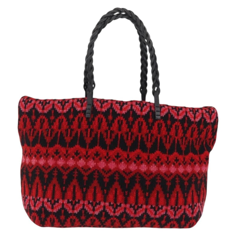 Fendi Vintage Wool Red Bag