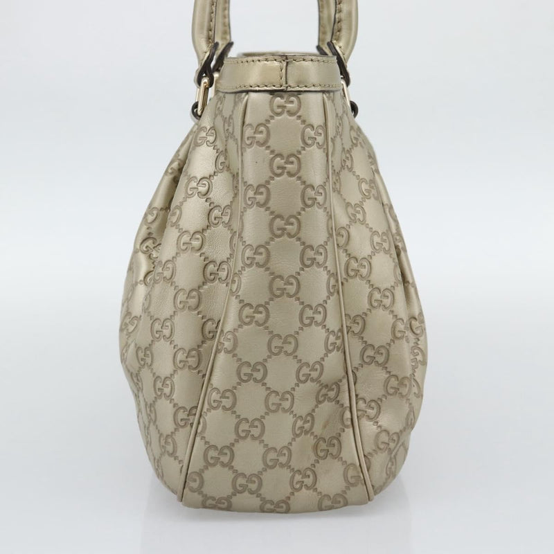 Gucci Sukey Top Handle Guccissima Leather Gold Bag