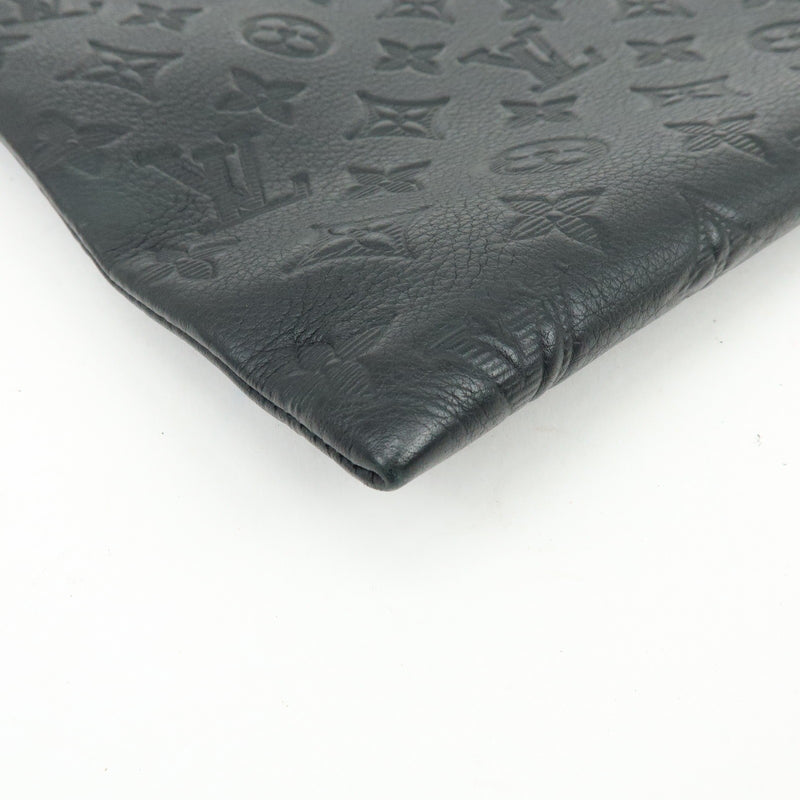 Louis Vuitton Pochette To-Go Monogram Shadow Leather Black Bag