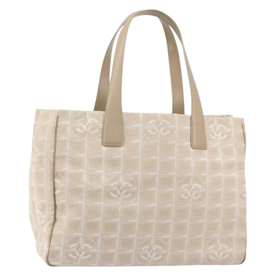 Chanel Travel Line Nylon Beige Bag