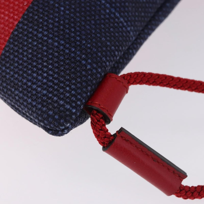 Gucci Logo Drawstring Striped Canvas Multicolour Bag
