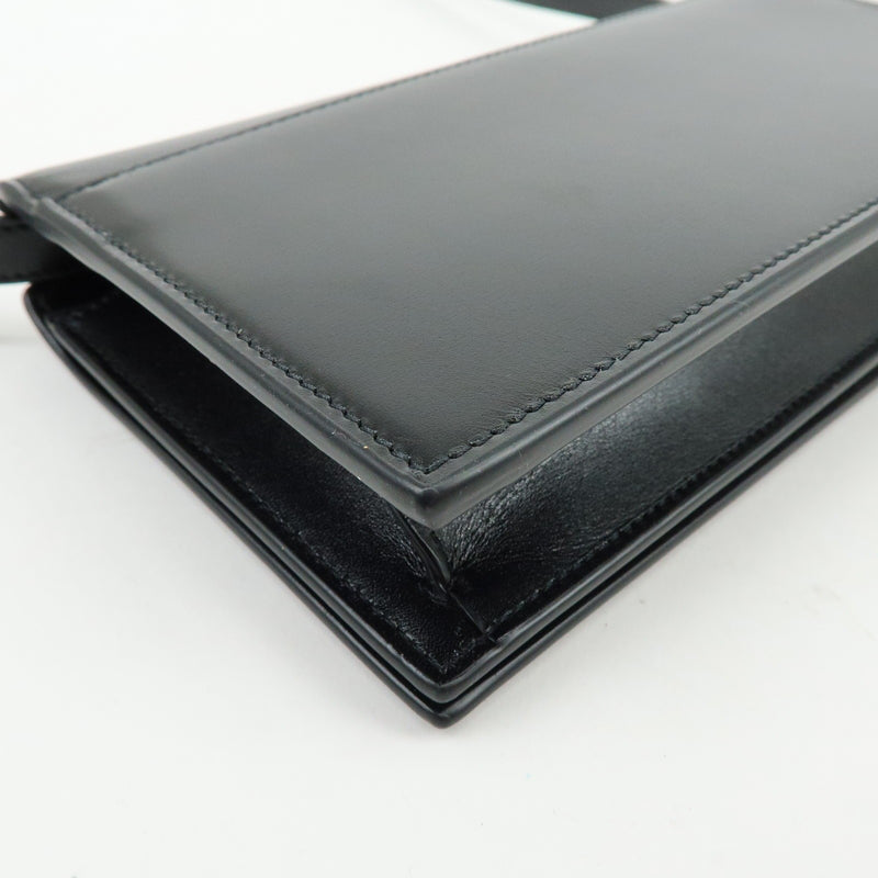 Saint Laurent Paris Chain Leather Black Bag
