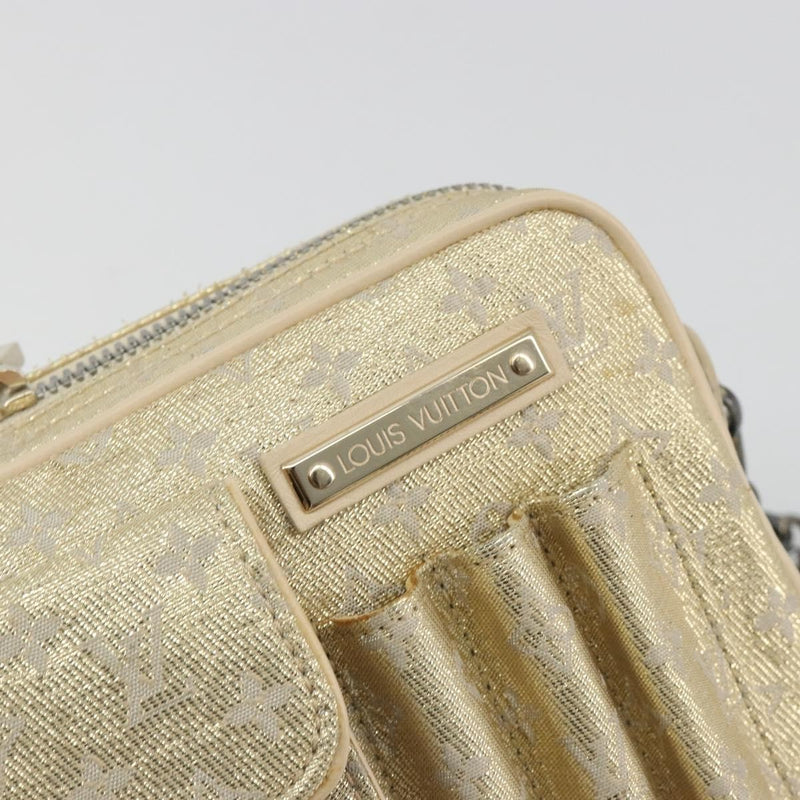 Louis Vuitton Mckenna Mini Lin Gold Canvas Bag