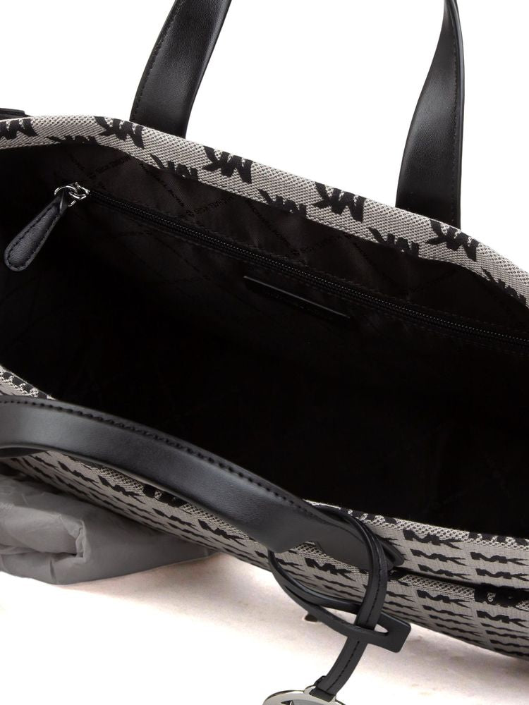 Michael Kors Gigi Tote Bag — Black Cotton