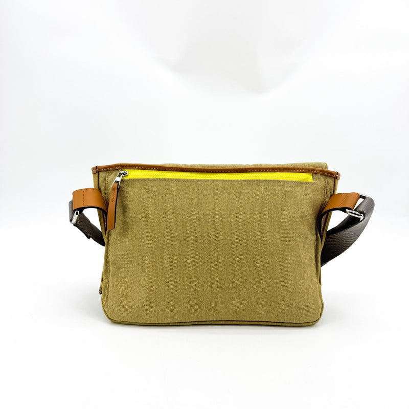 Loewe Shoulder Bag Canvas Brown