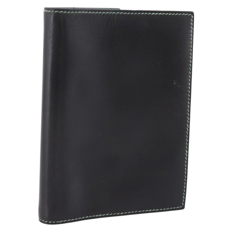 Hermes Simple Agenda Cover Leather Black Bag