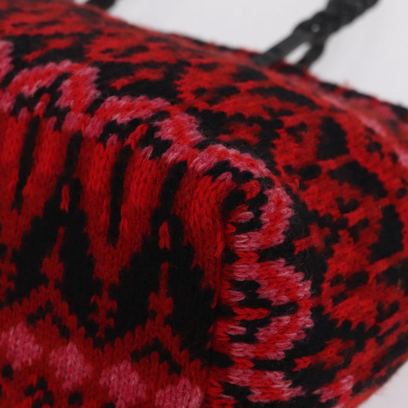 Fendi Vintage Wool Red Bag