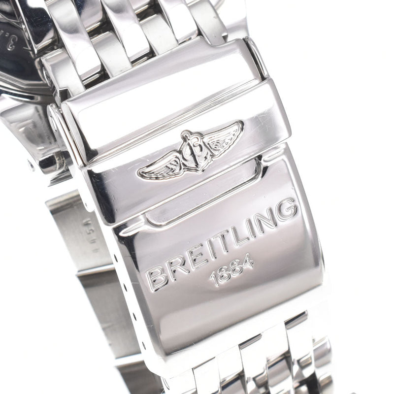 Breitling Navitimer Montbrillant Chronograph Automatic Stainless Steel And Leather Watches