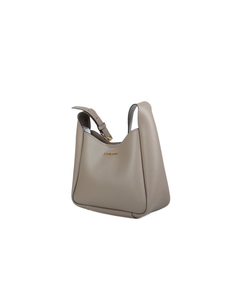Michael Kors Pebbled Leather Shoulder Bag — Beige