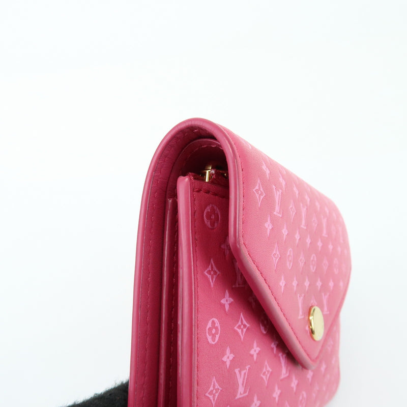 Louis Vuitton Victorine Nanogram Embossed Leather Pink Accessory