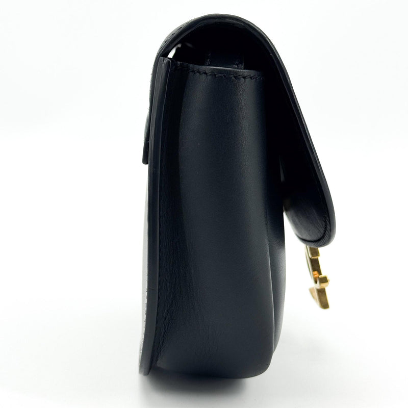 Saint Laurent Kaia Leather Black Bag