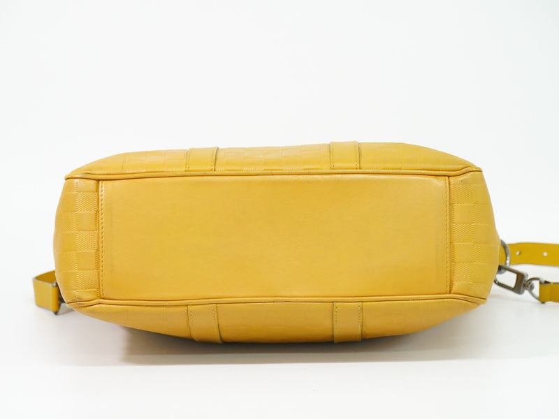 Louis Vuitton Tadao Damier Infini Leather Yellow Bag