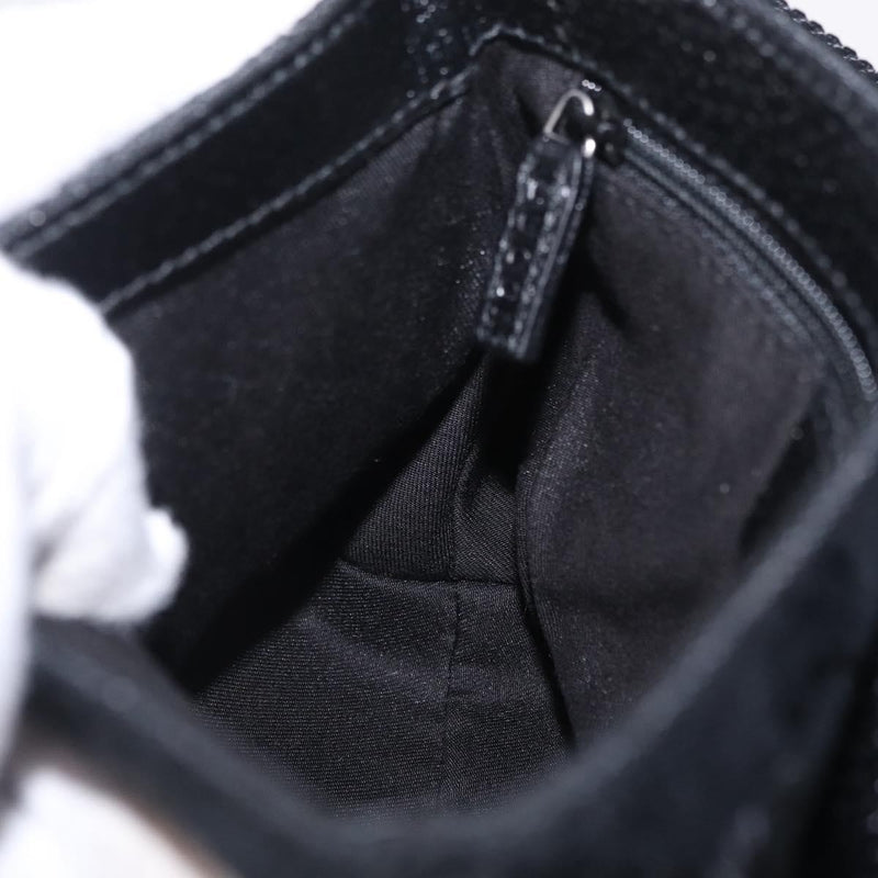 Gucci Buckle Waist Gg Canvas Black Bag