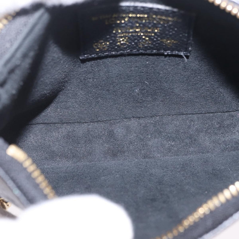 Louis Vuitton Pochette Accessoires Monogram Empreinte Leather Black Bag