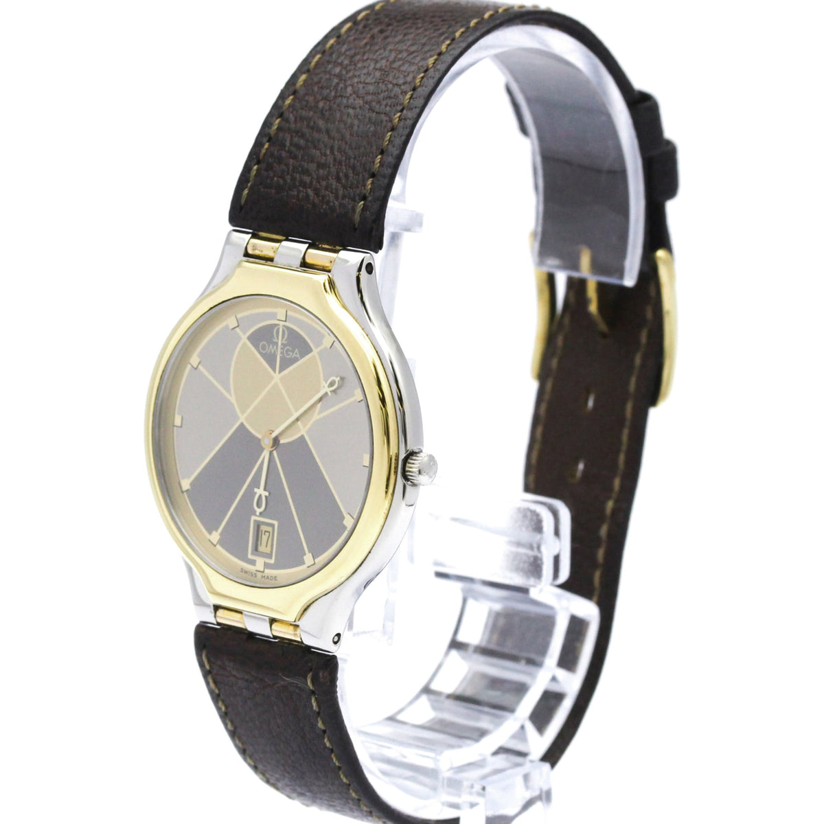 Omega De Ville Quartz Stainless Steel And Yellow Gold Watches