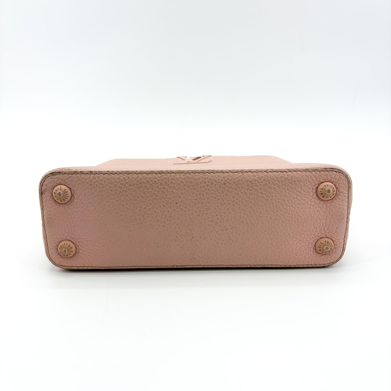 Louis Vuitton Flower Chain Capucines Leather Beige Bag