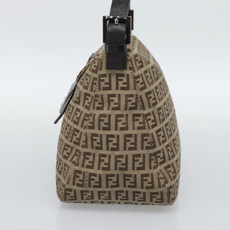 Fendi Mamma Baguette Canvas Beige Bag