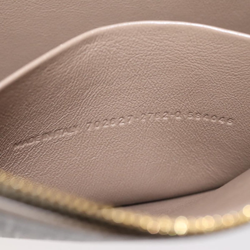 Balenciaga Signature Pouch Monogram Pvc Leather Beige