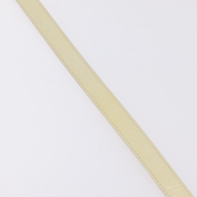 Louis Vuitton Vernis Belt Lv Monogram Beige Patent_leather