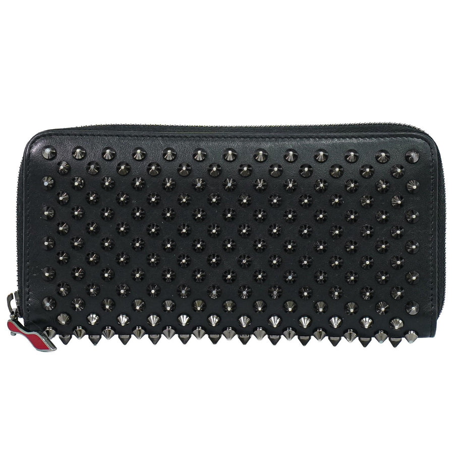 Christian Louboutin Panettone Spiked Leather Black Accessory