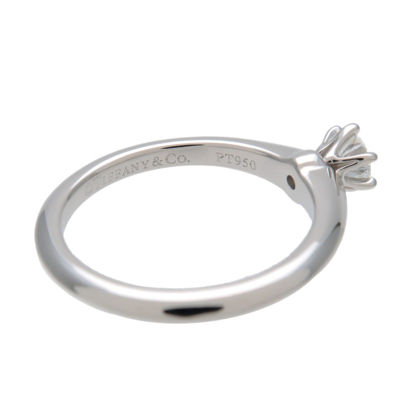 Tiffany & Co. Setting Solitaire Platinum With Rbc Diamond Silver Bijoux