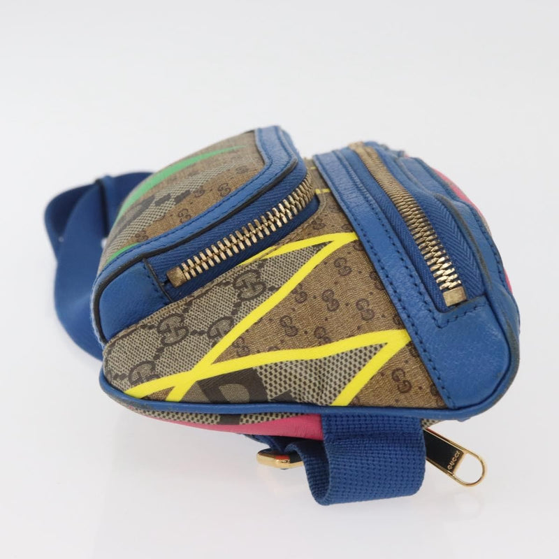 Gucci Gg Rhombus Cuir Multicolour Canvas Bag
