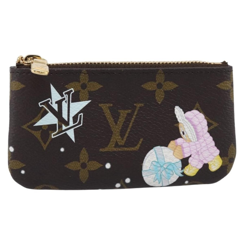 Louis Vuitton Pochette Clés Monogram Vivienne Brown Canvas Accessory