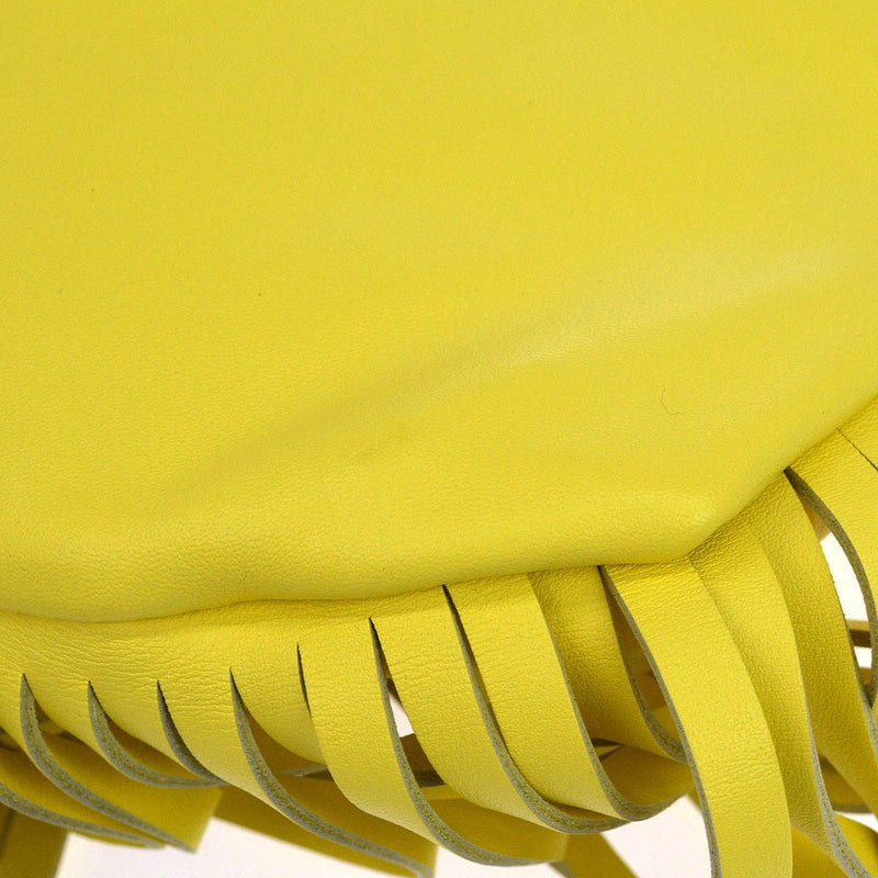 Bottega Veneta The Fringe Leather Yellow Bag