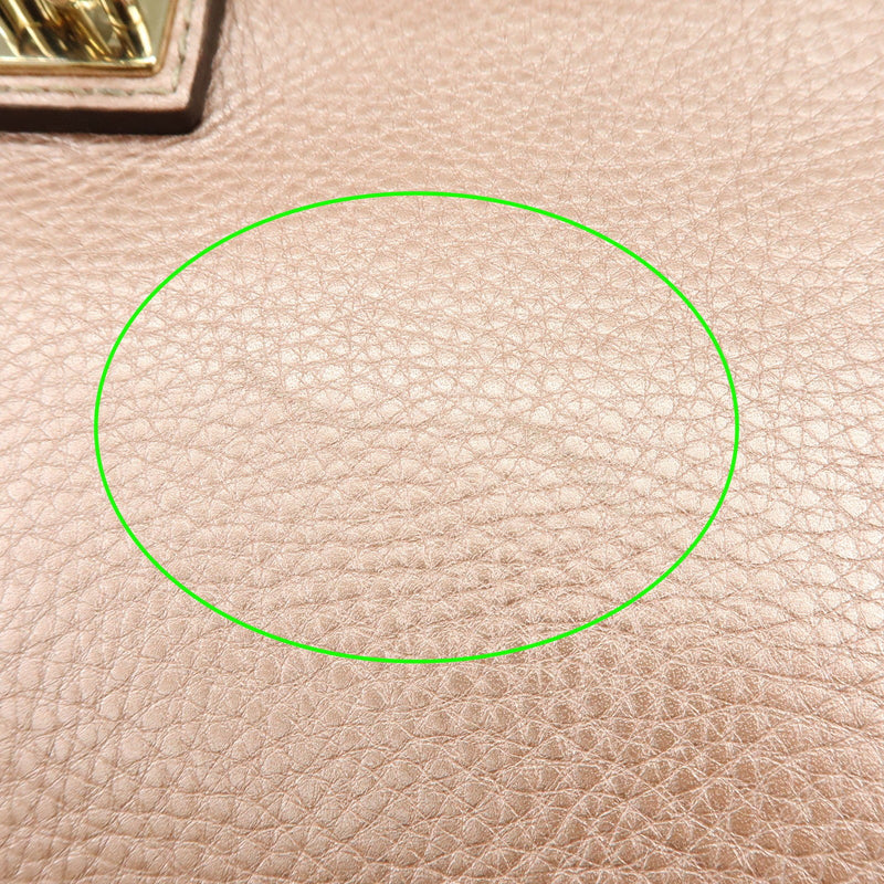 Gucci Bella Convertible Top Handle Leather Pink Bag