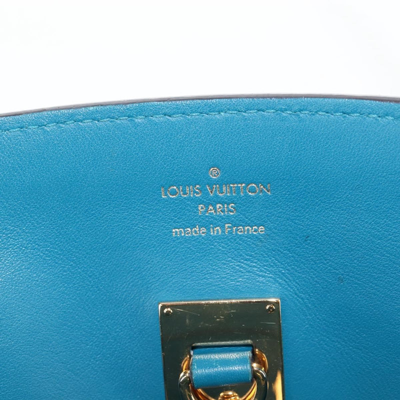 Louis Vuitton Milla Veau Nuage Calfskin Blue Leather Bag