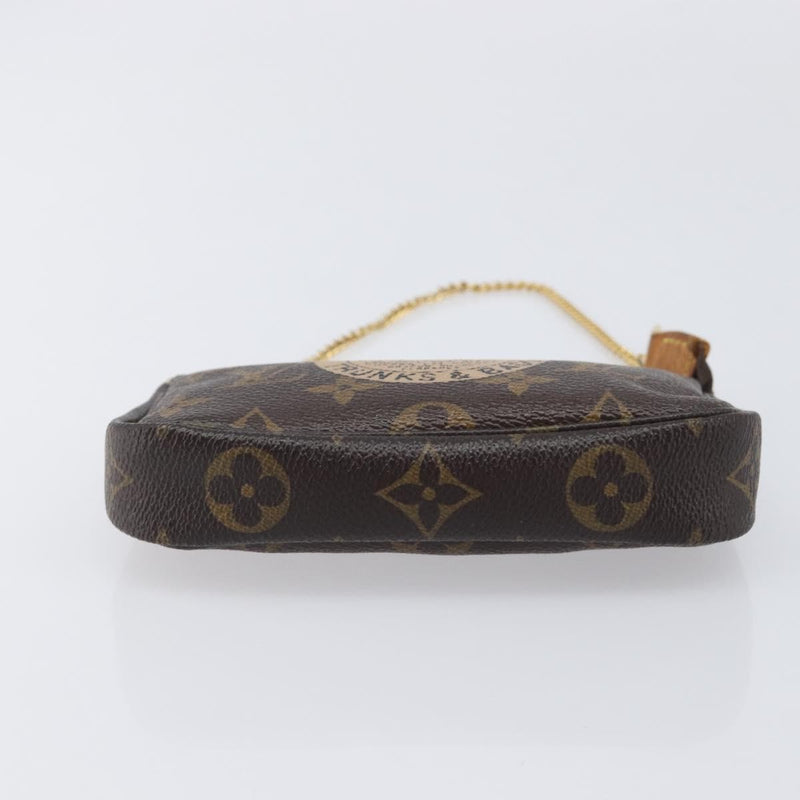 Louis Vuitton Pochette Accessoires Limited Edition Monogram Canvas Brown Bag