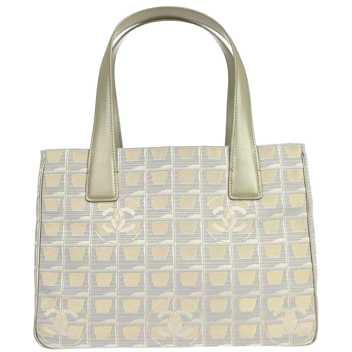 Chanel Travel Line Nylon Gold Bag