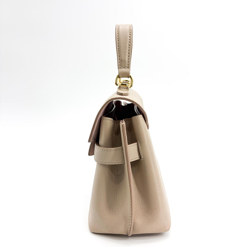 Louis Vuitton Lockme Ever Leather Beige Bag
