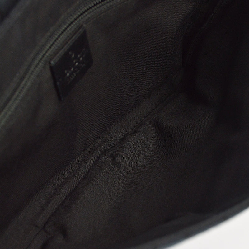 Gucci Waist Belt Bag (outlet) Gg Canvas And Leather Black