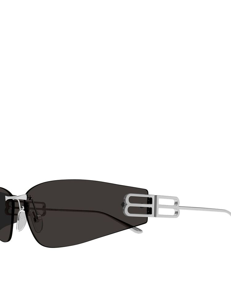 Balenciaga Bb0484s Sunglasses — Gray Metal