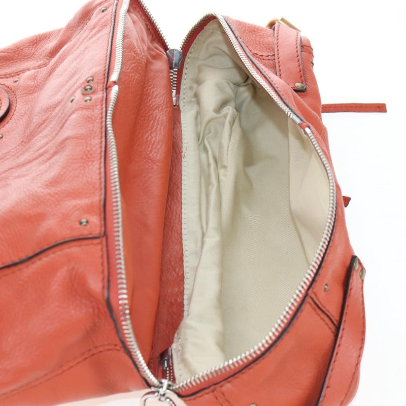 Chloe Paddington Leather Orange Bag