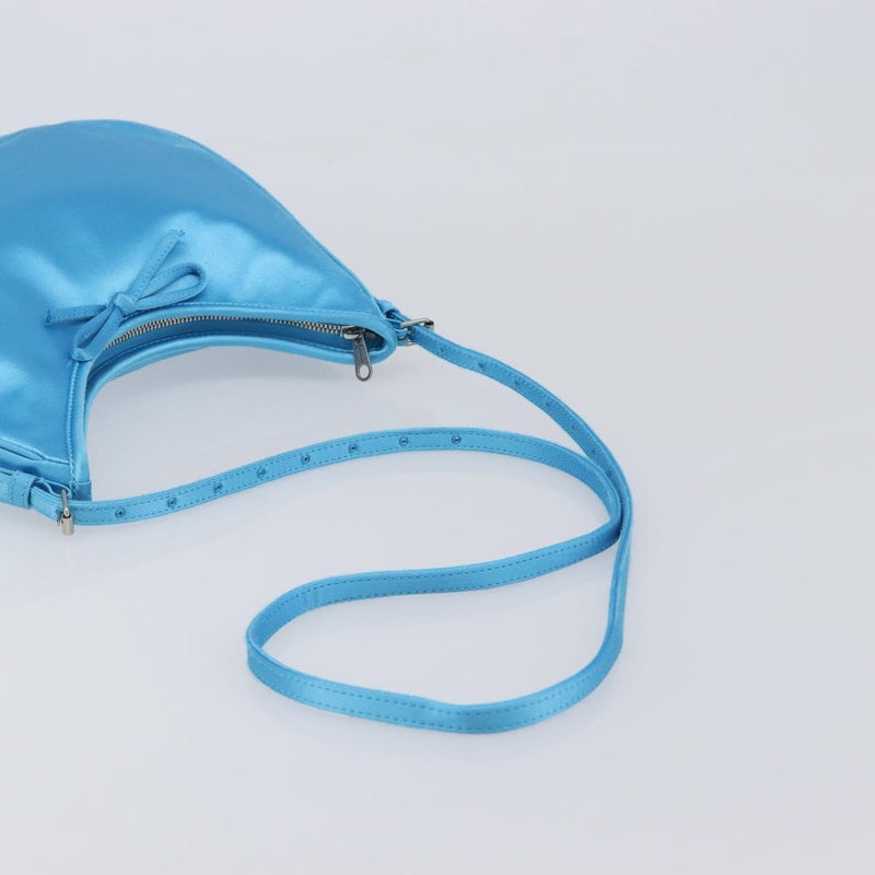 Balenciaga Leopolda Satin Blue Bag