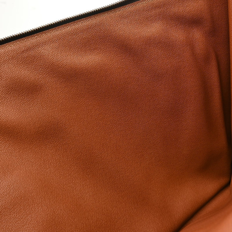 Louis Vuitton Poche Documents Monogram Canvas Brown Bag